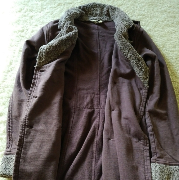y2k purple cotton trench - Picture 5 of 11
